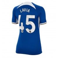 Dámy Fotbalový dres Chelsea Romeo Lavia #45 2023-24 Domácí Krátký Rukáv